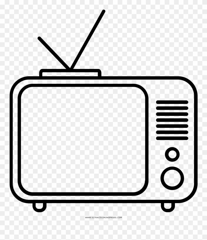 Television Clipart Colouring Page Television Colouring Page Images