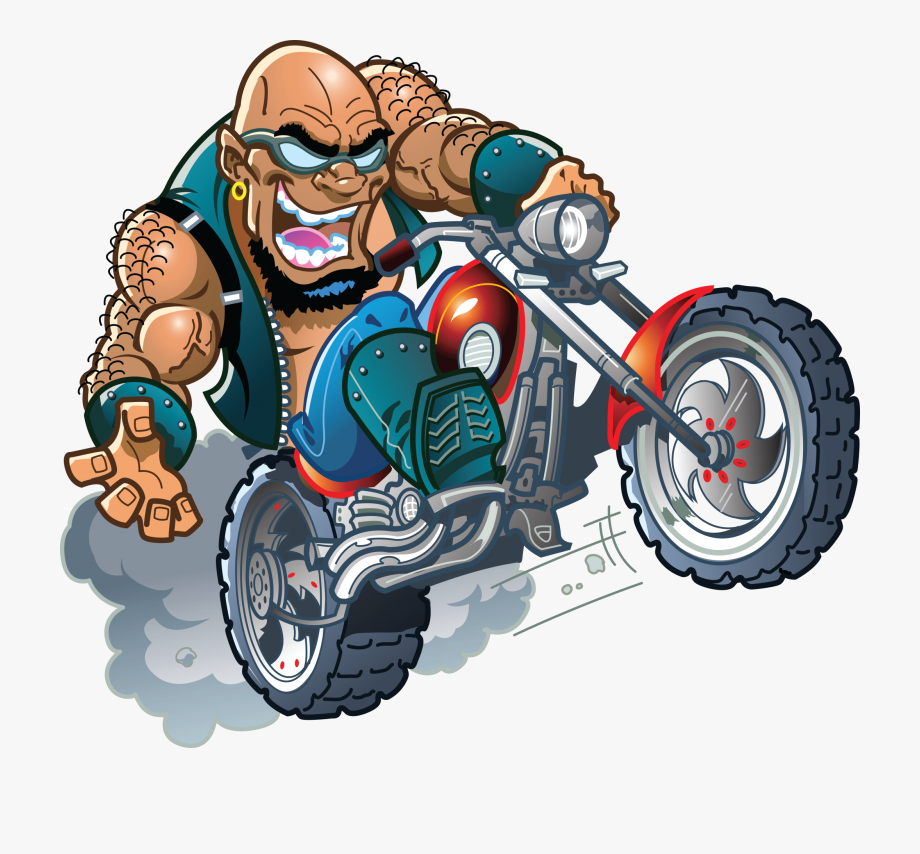 Biker Cartoons Motorcycle