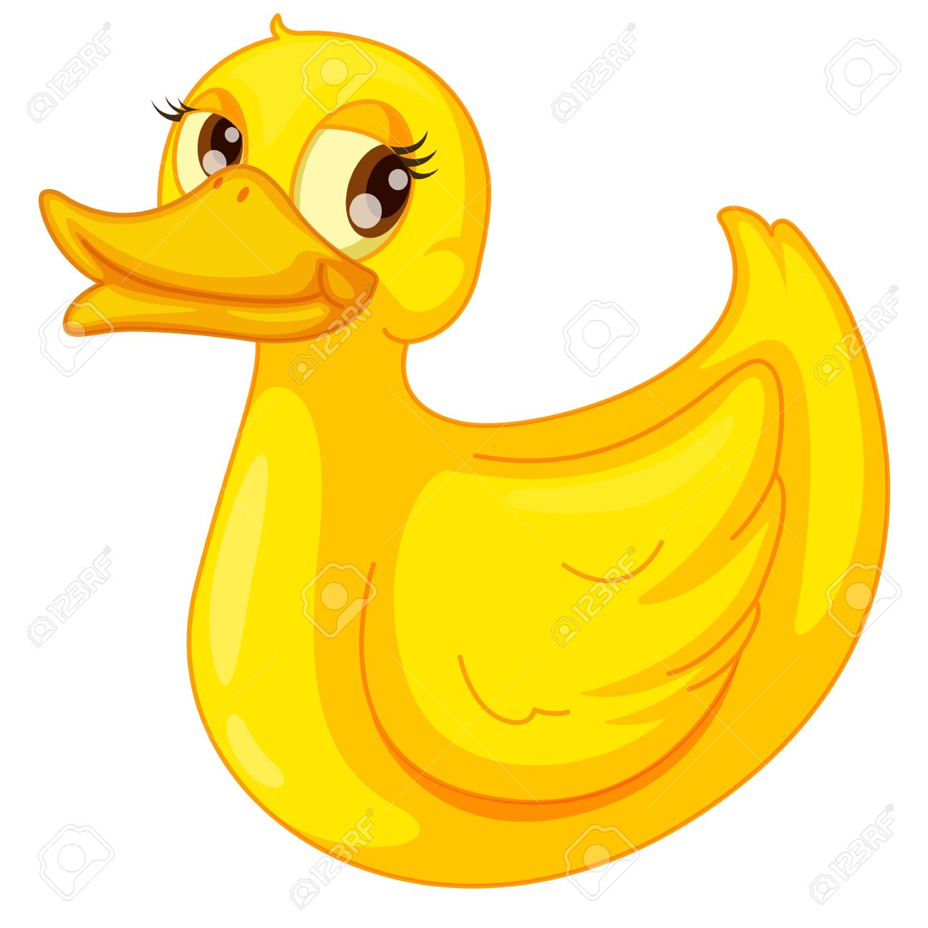 Yellow mother duck . Ducks clipart mum