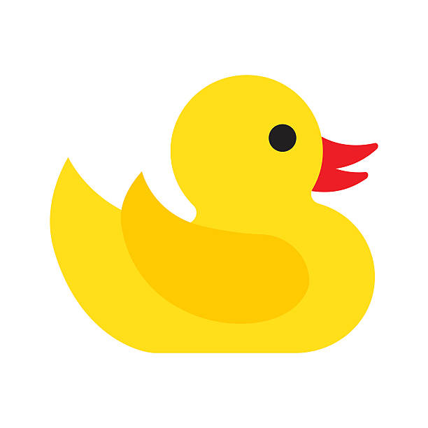 Yellow station . 1 clipart duck