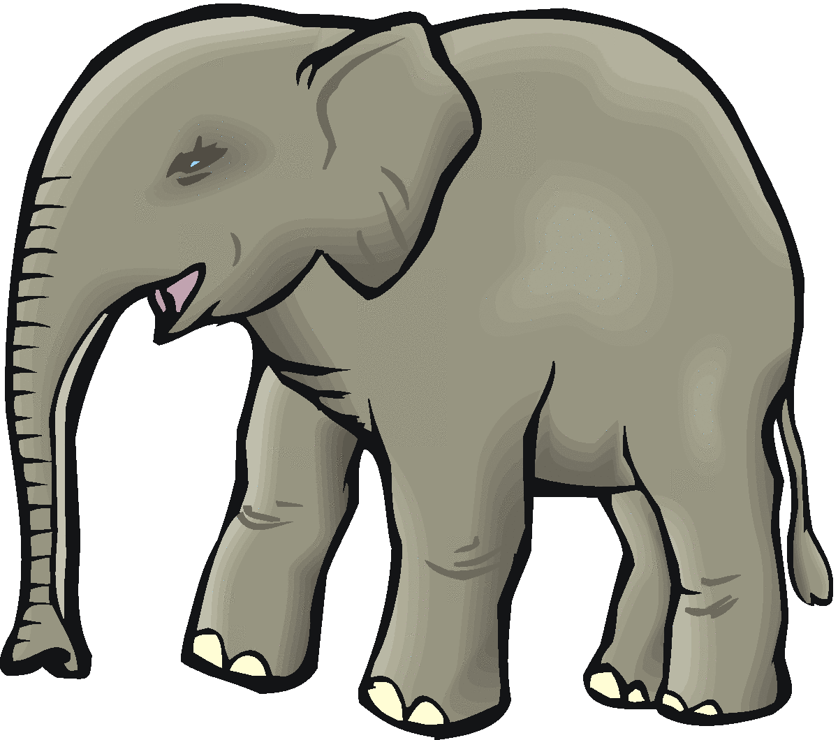 elephant clipart mouth