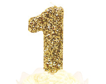 1 clipart gold glitter