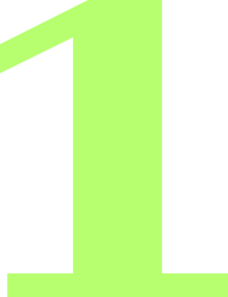 1 clipart green. Lime number one clip