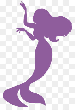 1 clipart mermaid. Silhouette art at getdrawings