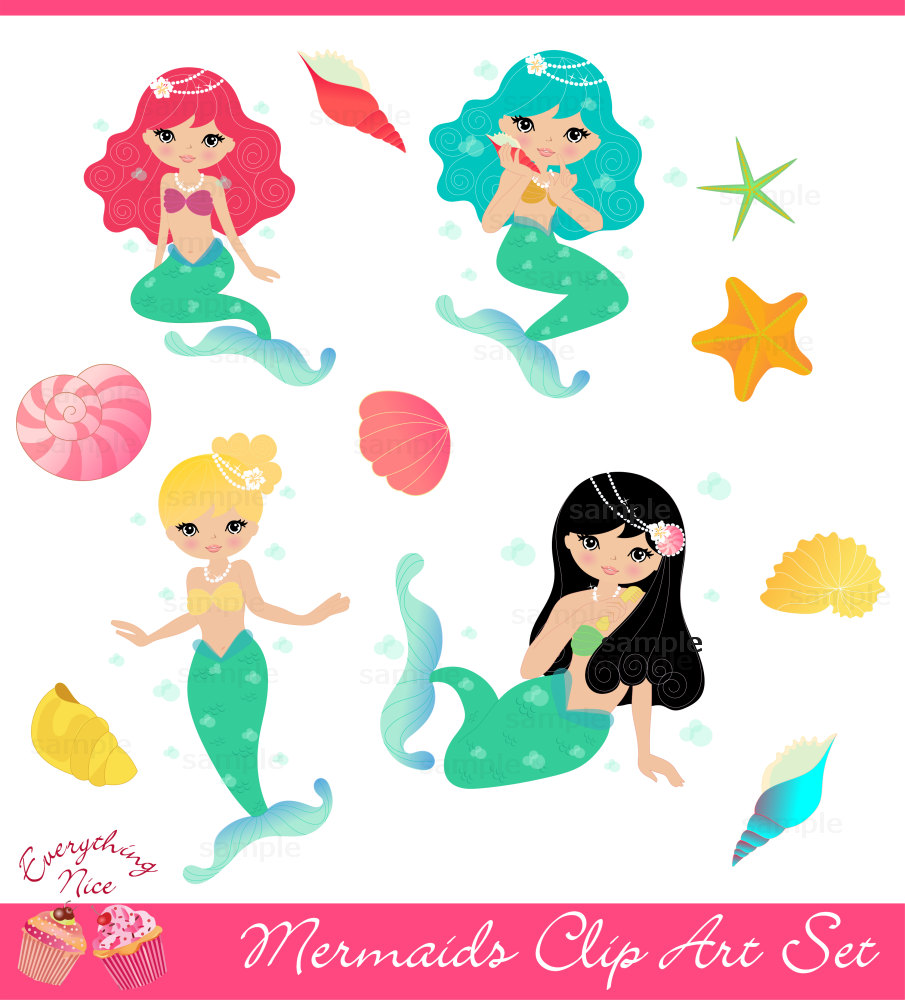 1 clipart mermaid, 1 mermaid Transparent FREE for download ...