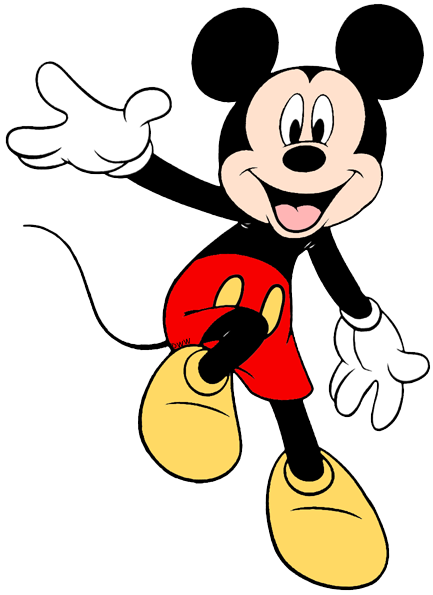 1 clipart mickey mouse. Clip art disney galore