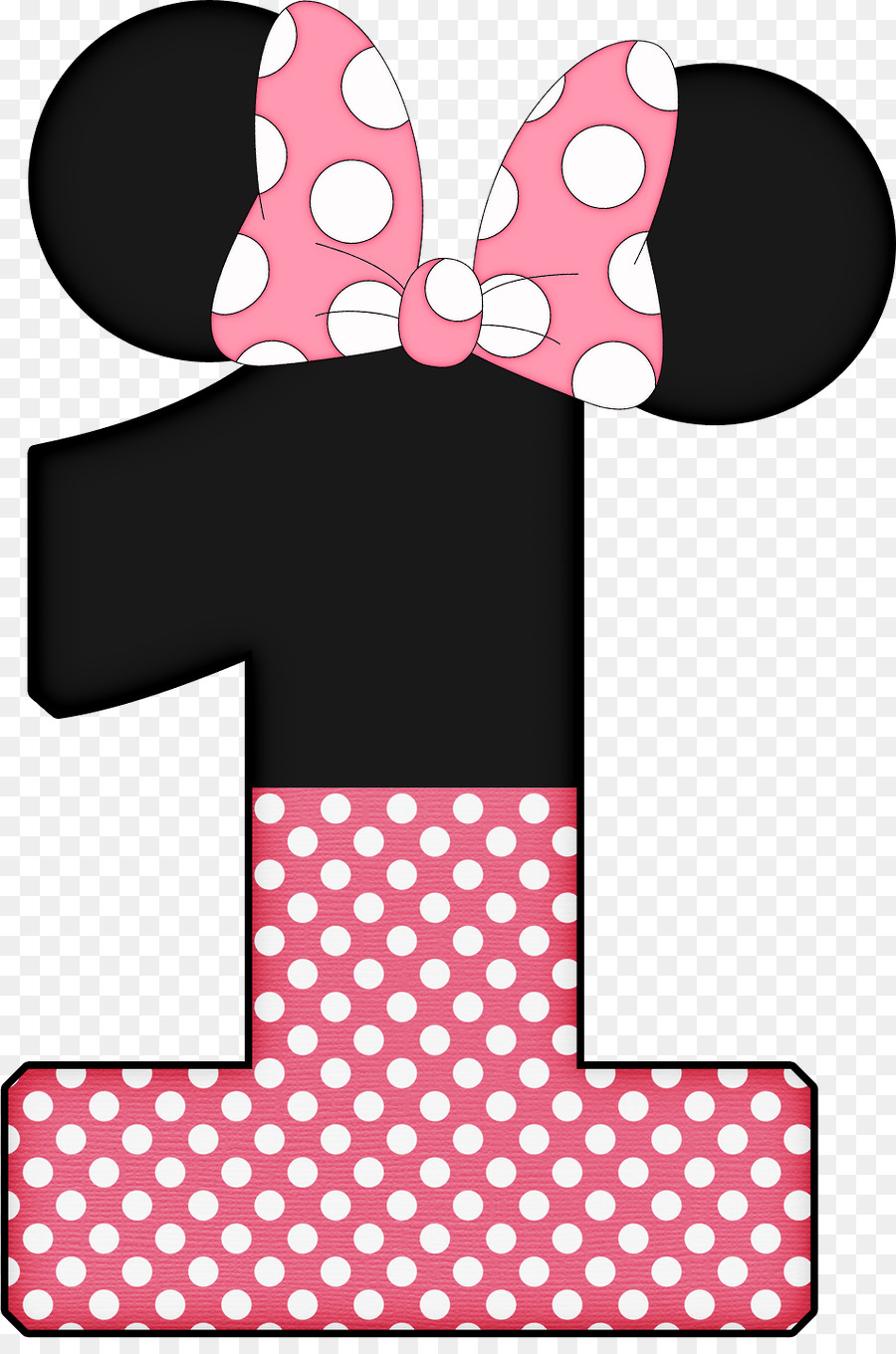 Mickey clip art numeros. 1 clipart minnie mouse