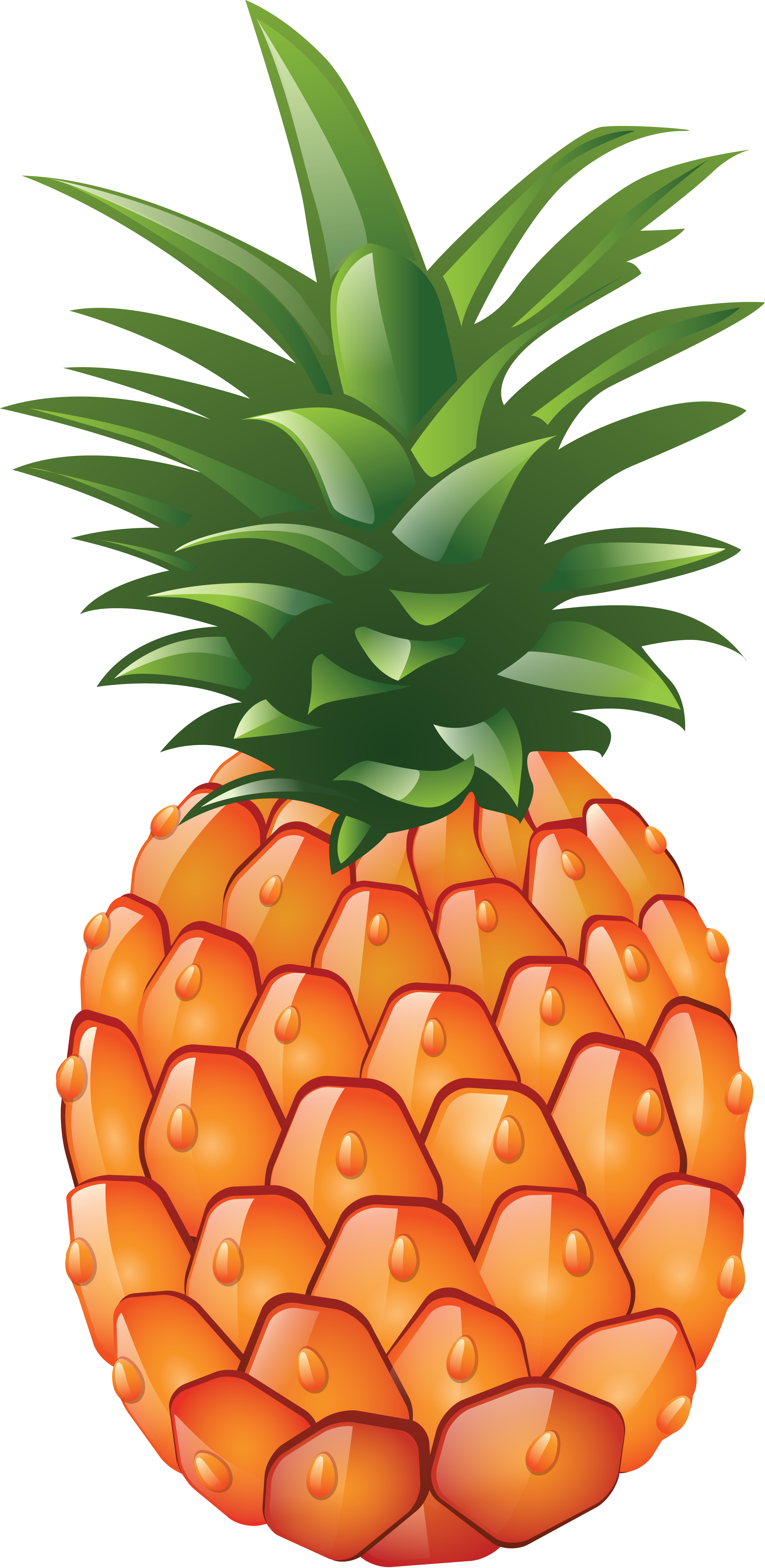 Fruit clipart silhouette. Pineapple png image free