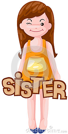 1 clipart sister. My 