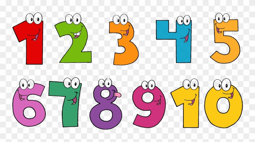 numbers clipart transparent background