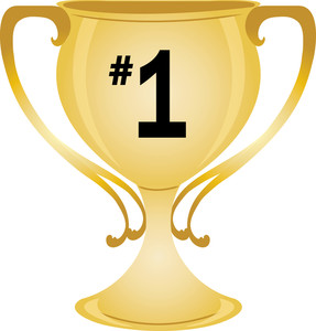 First place . 1 clipart trophy