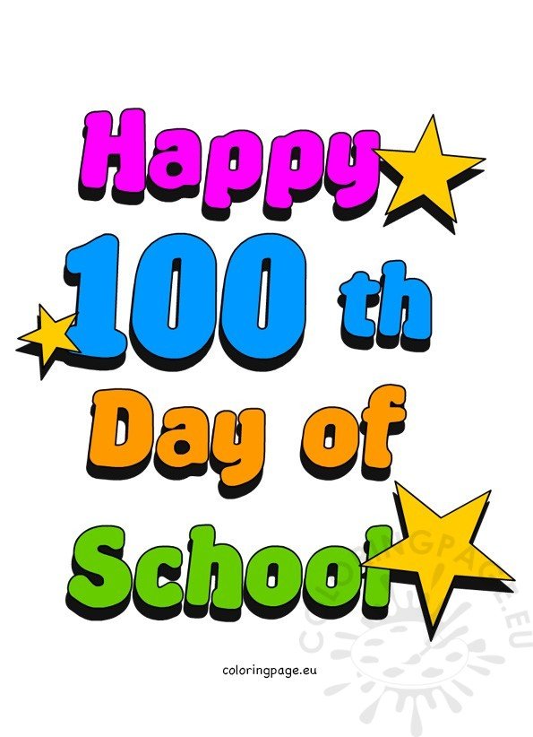 100 clipart 100 day.  th of school