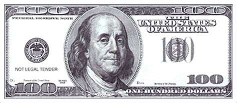 Bills clipart 100 dollar.  bill coloring page