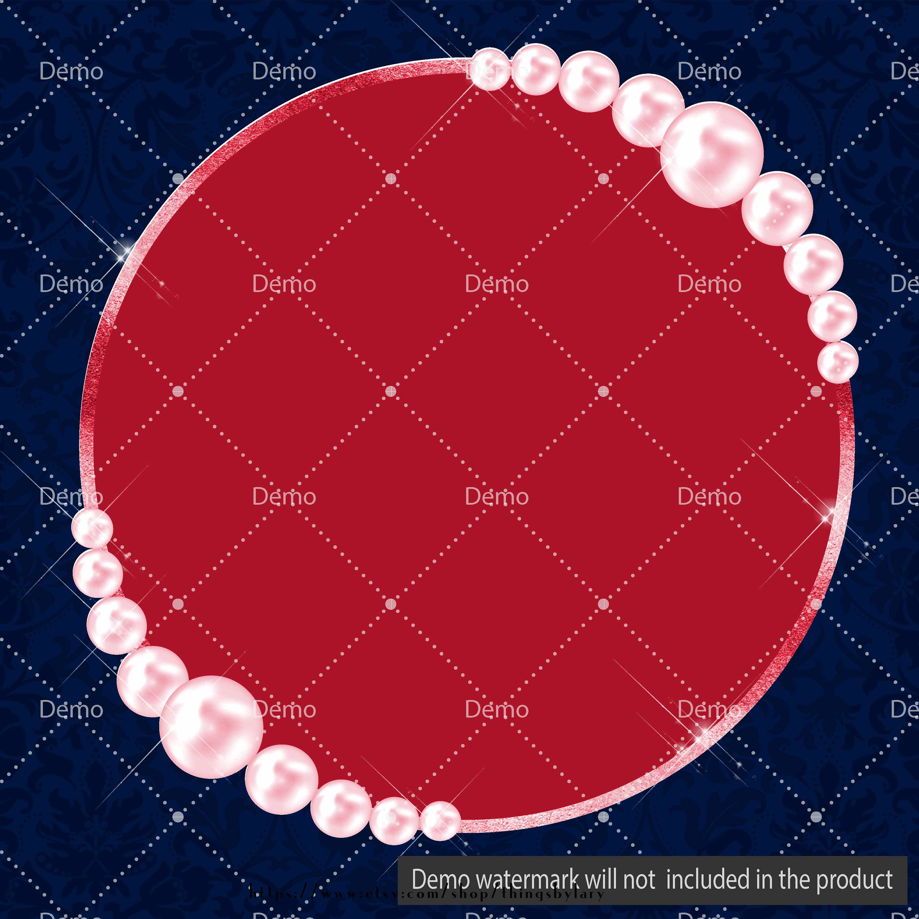  pearl frame digital. 100 clipart circle