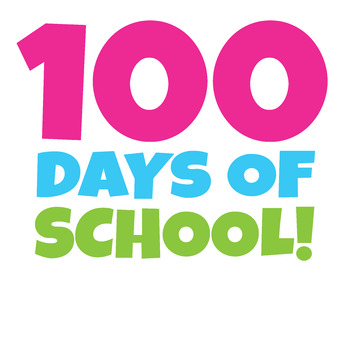 Free days of school. 100 clipart transparent background