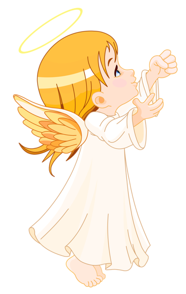 Cute little angel large. Angels clipart transparent background