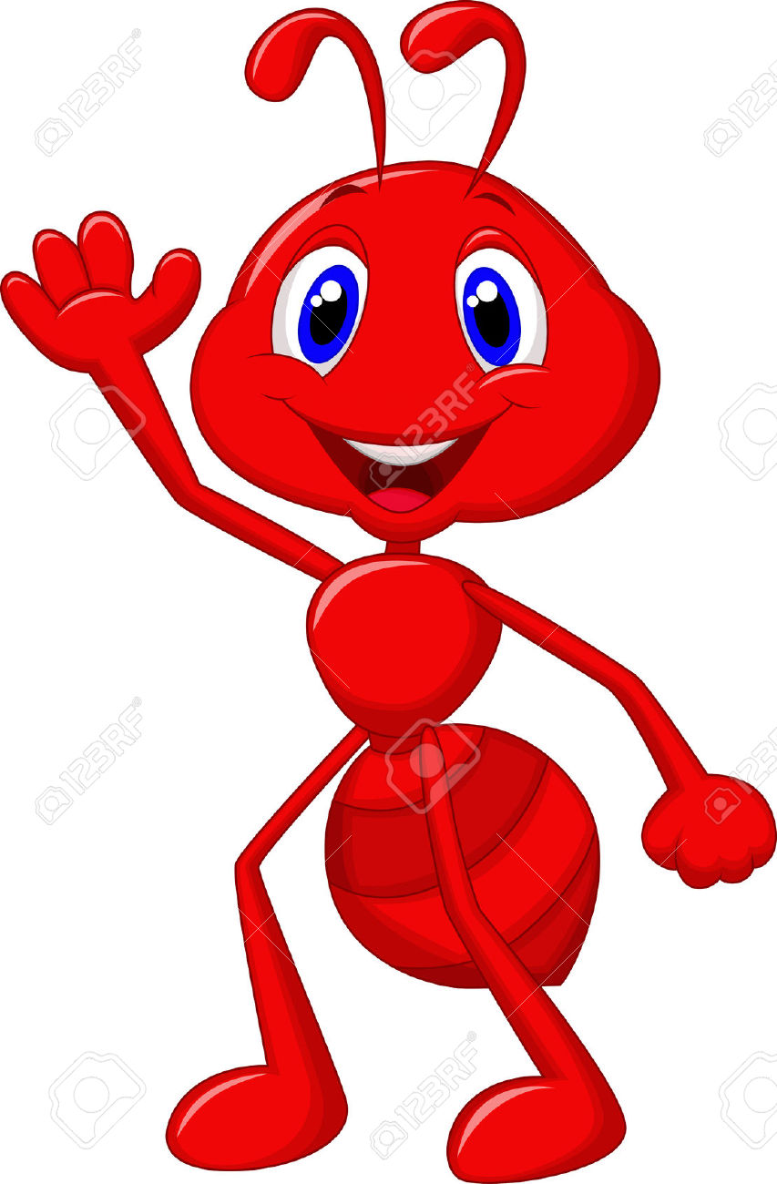 2 clipart ant. Red station 