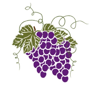 grapes clipart grape cluster