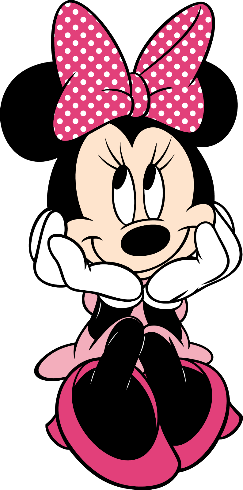 2 clipart minnie mouse. Panda free images baby