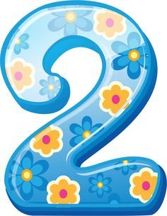 2 clipart numeral