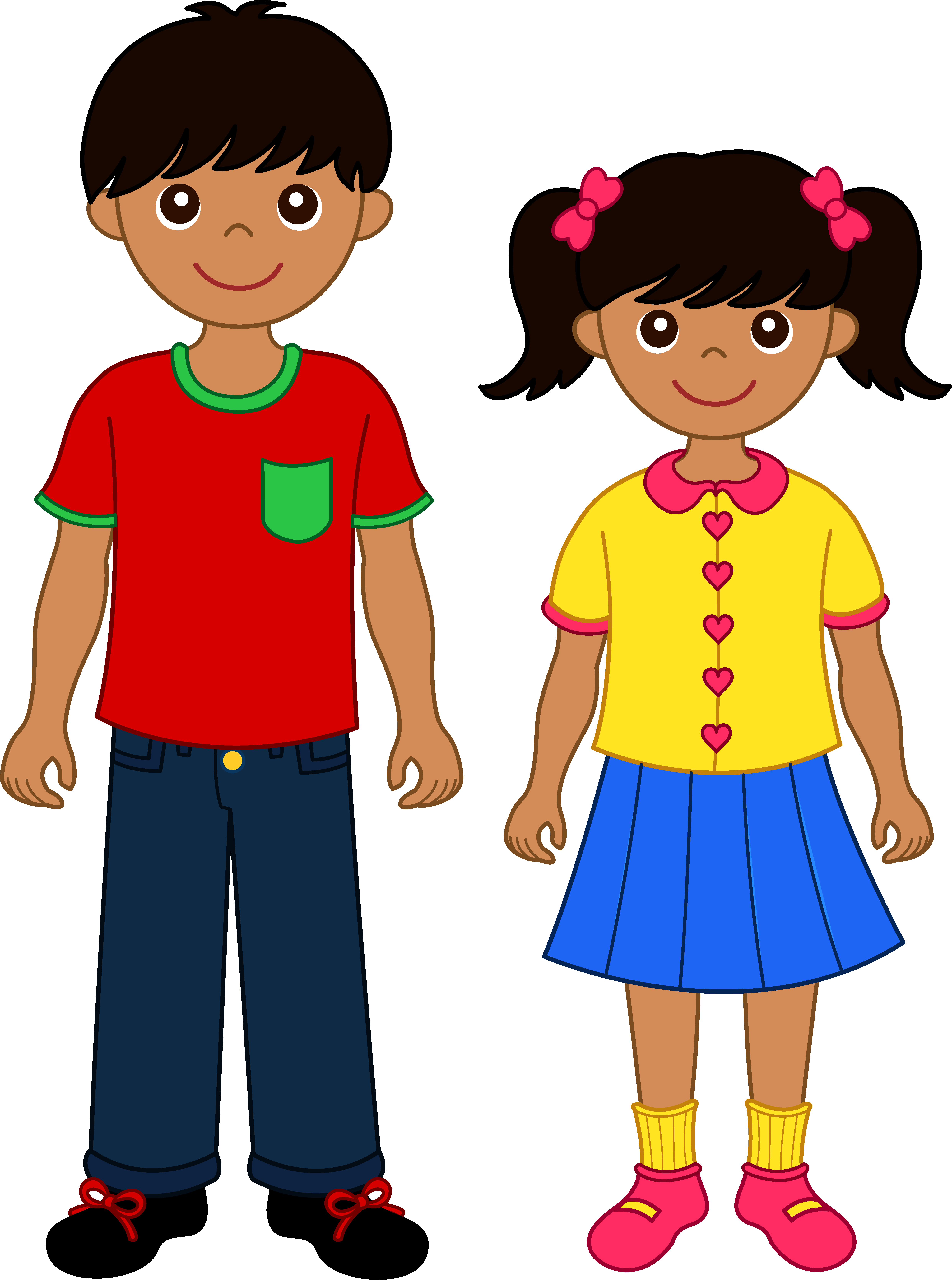 2 clipart sibling. Brother and sister free