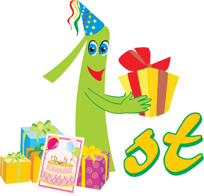 Download clip art free. Birthday clipart 1st