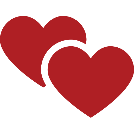 2 hearts png.  two emoji for