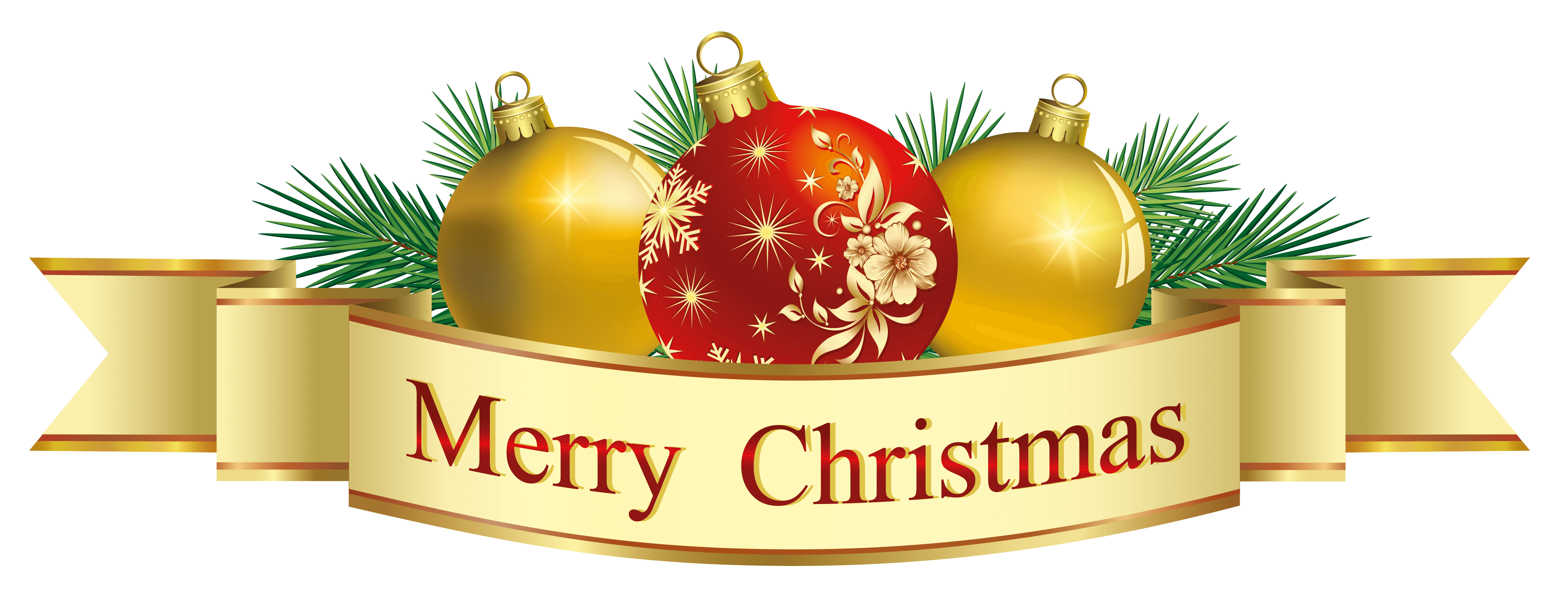Merry christmas and happy. Santa clipart banner