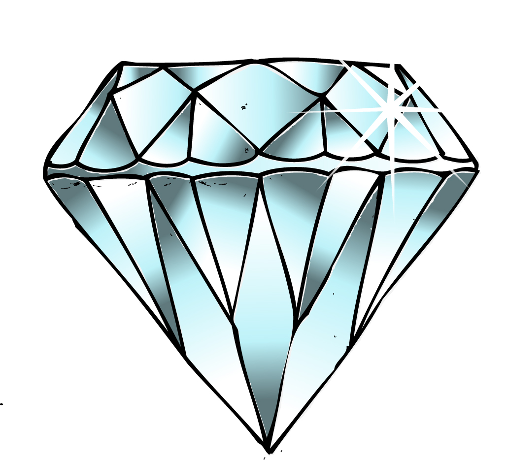 diamonds clipart sketch