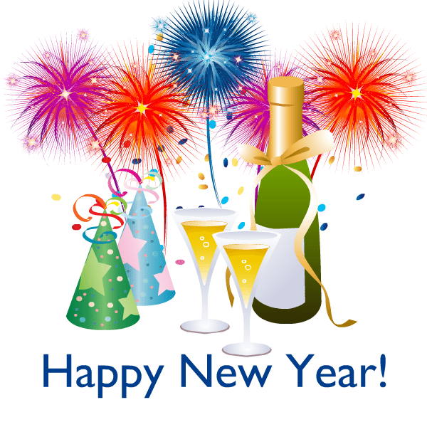 Happy new year clip. 2016 clipart news years day