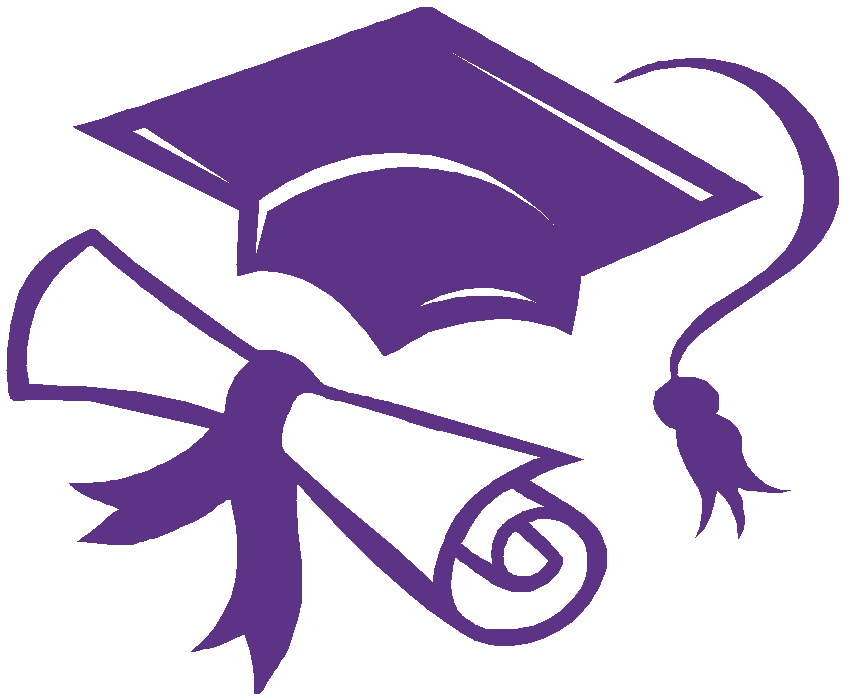 2016 clipart purple. Class of graduation mass