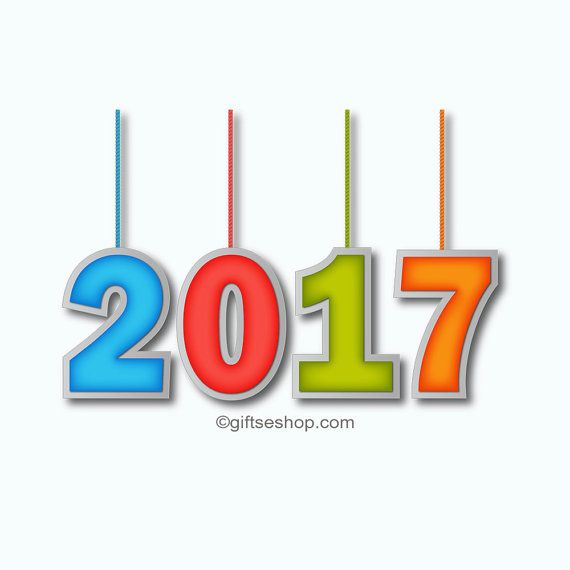 Happy new year images. 2017 clipart banner