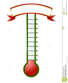 Thermometer printable for jpeg. 2017 clipart goal