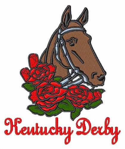 2017 clipart kentucky derby. Embroidery design and