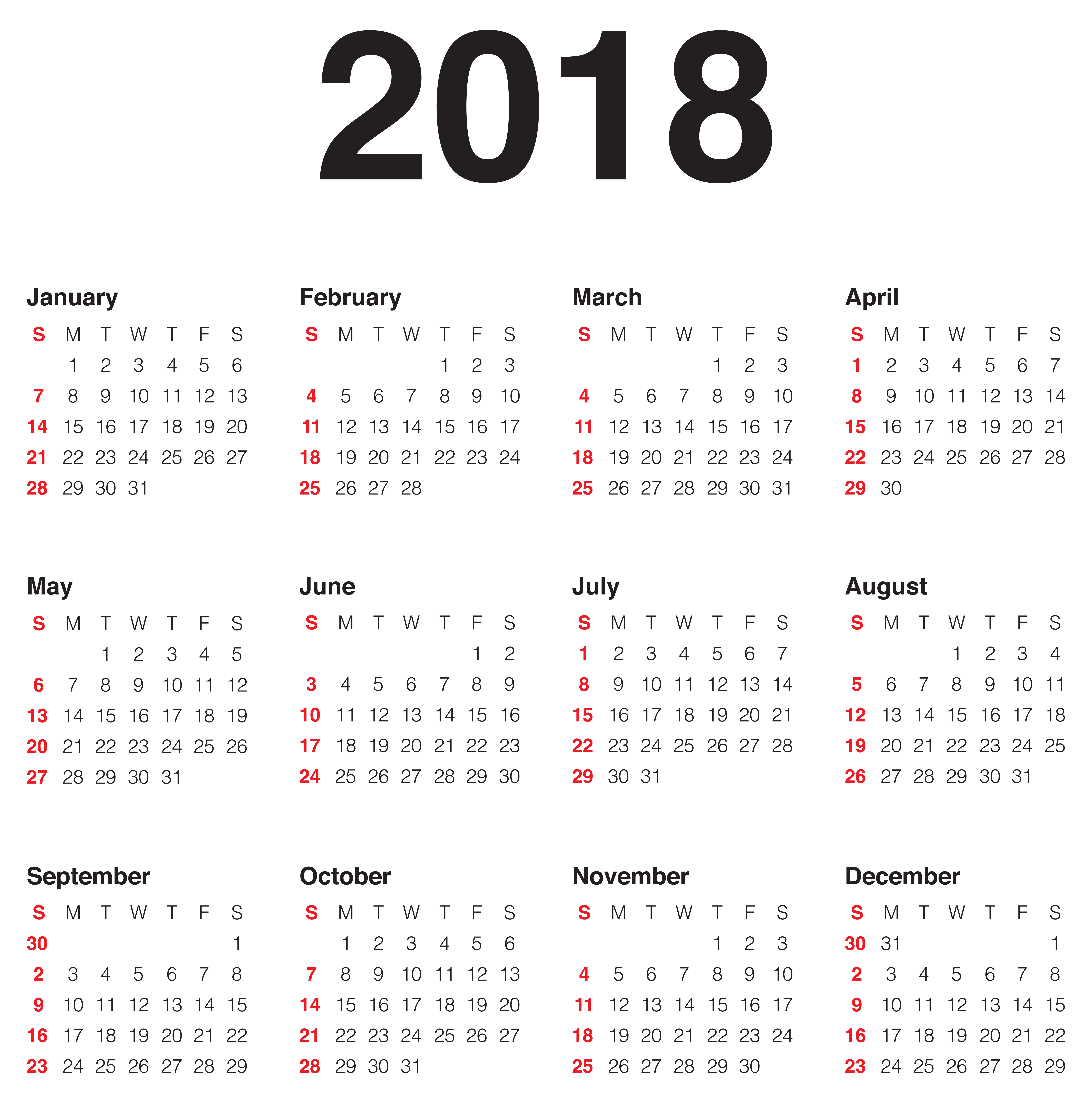  calendar transparent png. 2018 clipart calender