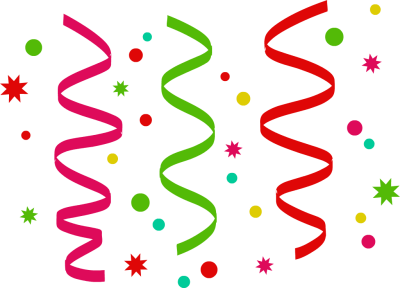 2018 clipart confetti. Ribbon gallery by nicholas