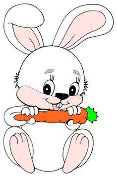 Moving bunny clip art. Bunnies clipart cartoon
