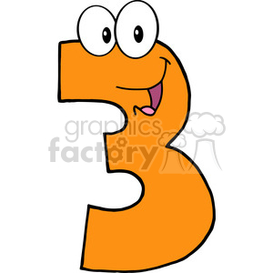 number 3 clipart animated