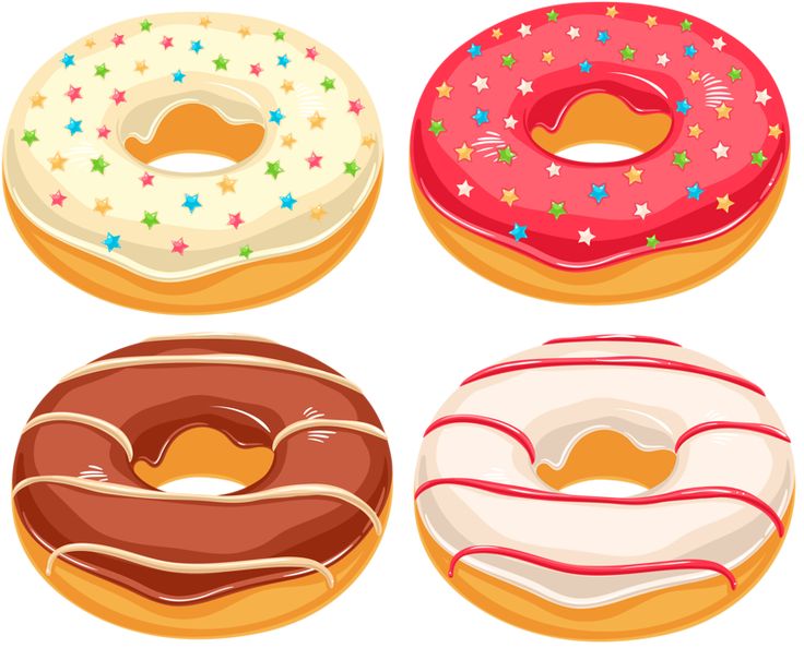 3 clipart donut.  best food images