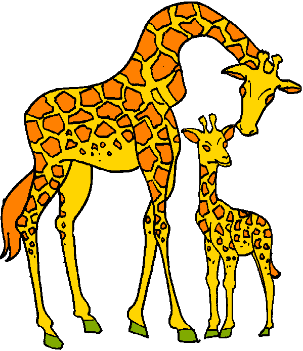 Clipart giraffe 2 giraffe. Clip art free images