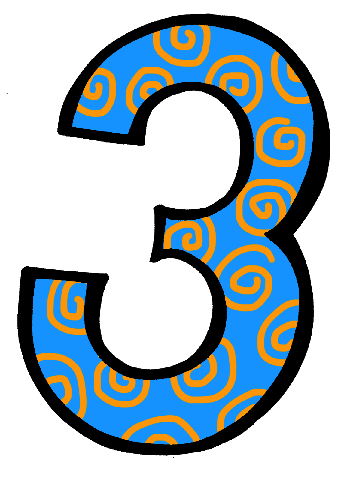 Number eyfsmatters around the. 3 clipart numeral