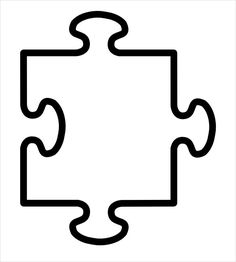  blank jigsaw pieces. 3 clipart puzzle