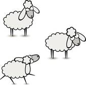 Three pencil and in. 3 clipart sheep