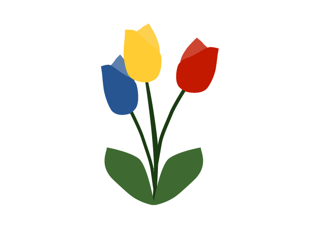 Clip art library . 3 clipart tulip