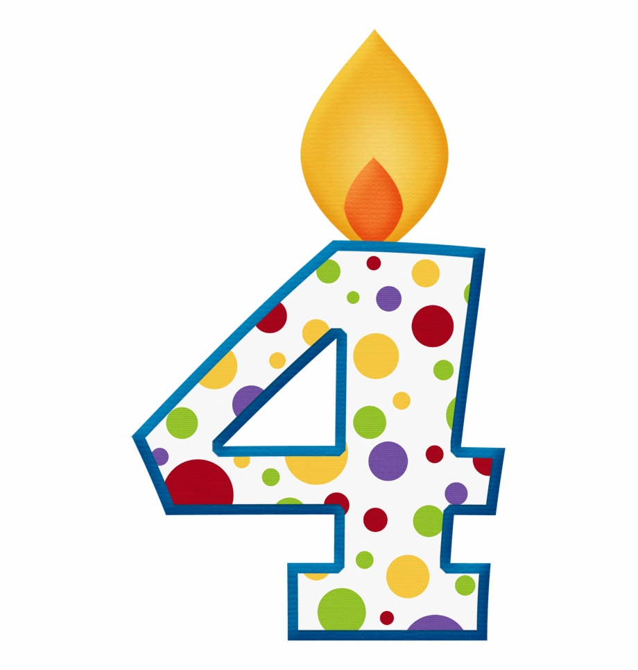 4 clipart candle