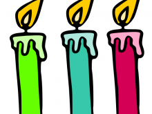4 clipart candle