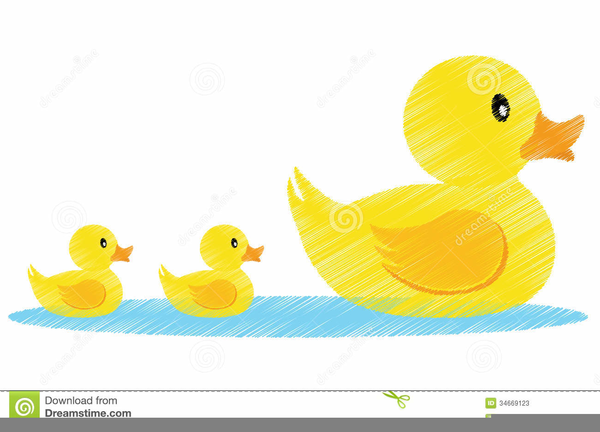 4 clipart ducks. Mother duck and ducklings
