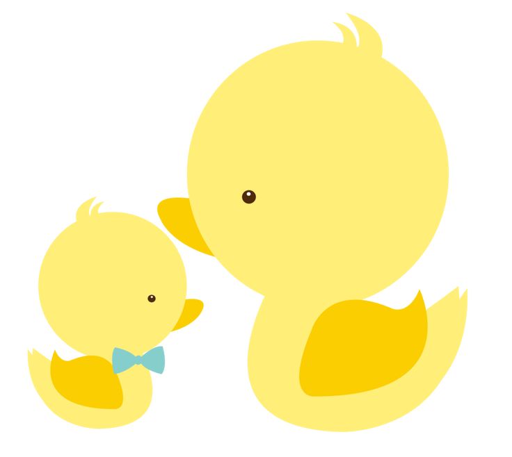 Baby duck station . 4 clipart ducks