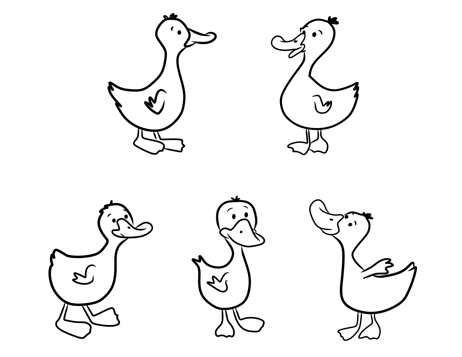 4 clipart little duck