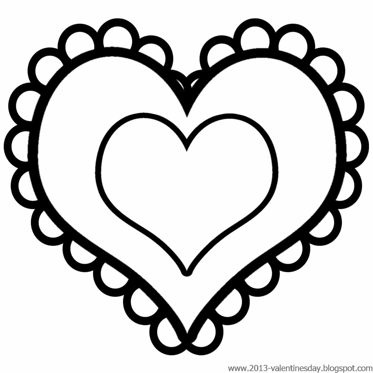 Heart black and white. 4 clipart object